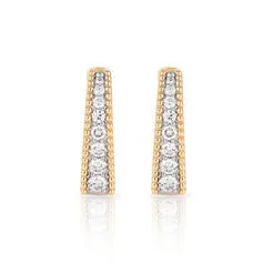 Timeless Diamond Hoops Earrings