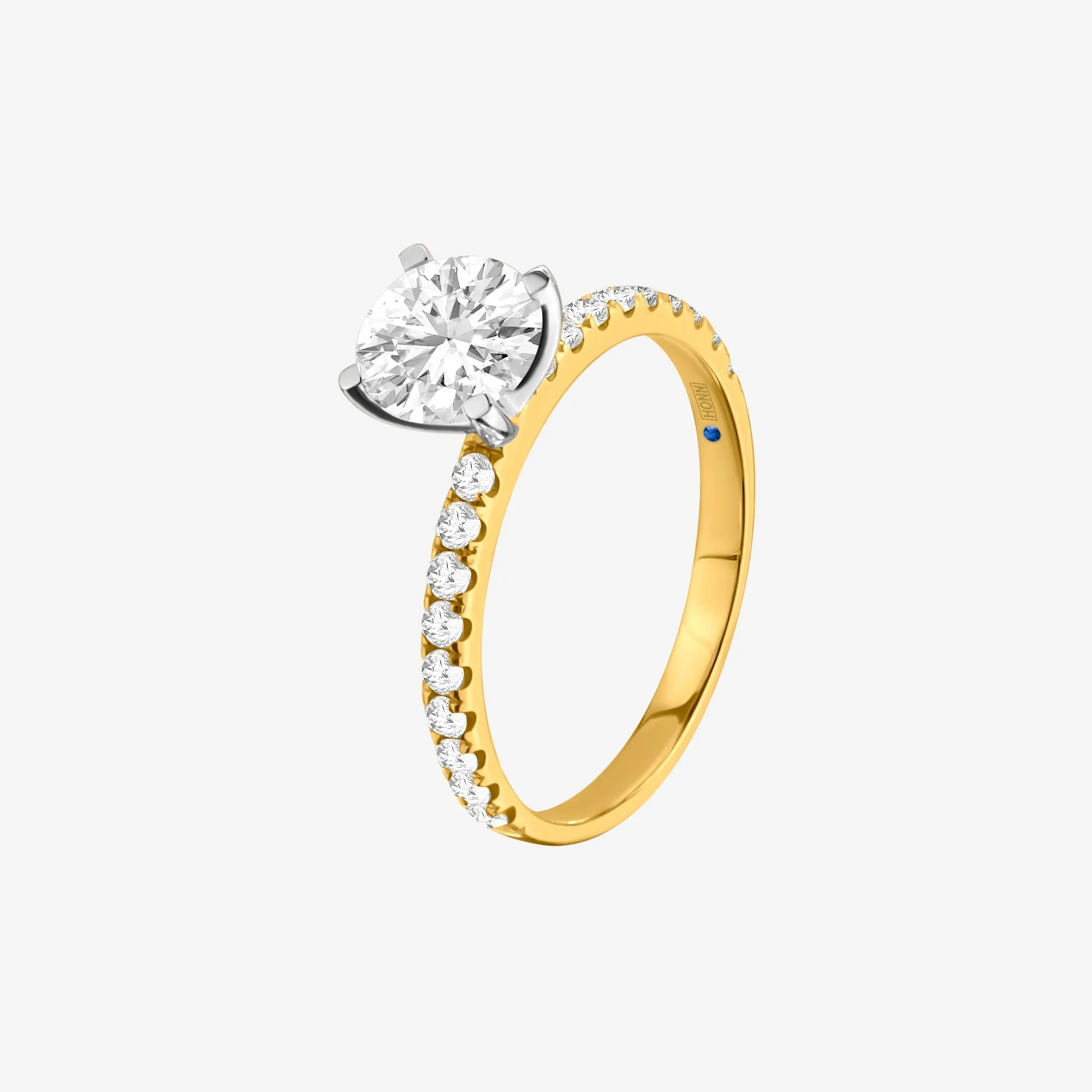 Timeless High Setting w/ Round Diamond