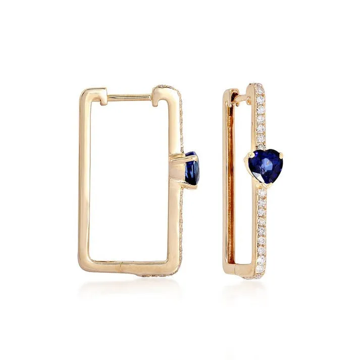 Timeless Opulence Hoops Diamond Earrings
