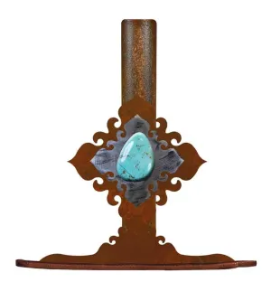 Turquoise Stone Paper Towel Holder